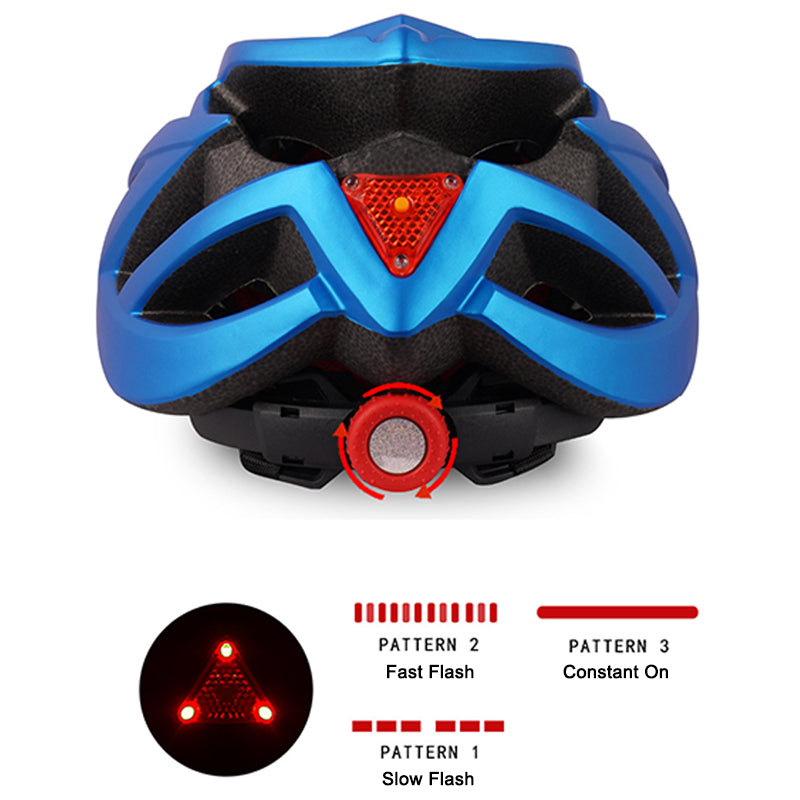 MTB Bicycle Helmet Comfortable Adult Youth Road Bike Helmet with LED Safety Rear Light MTB Bicycle Helmet Comfortable Adult Youth Road Bike Helmet with LED Safety Rear Light